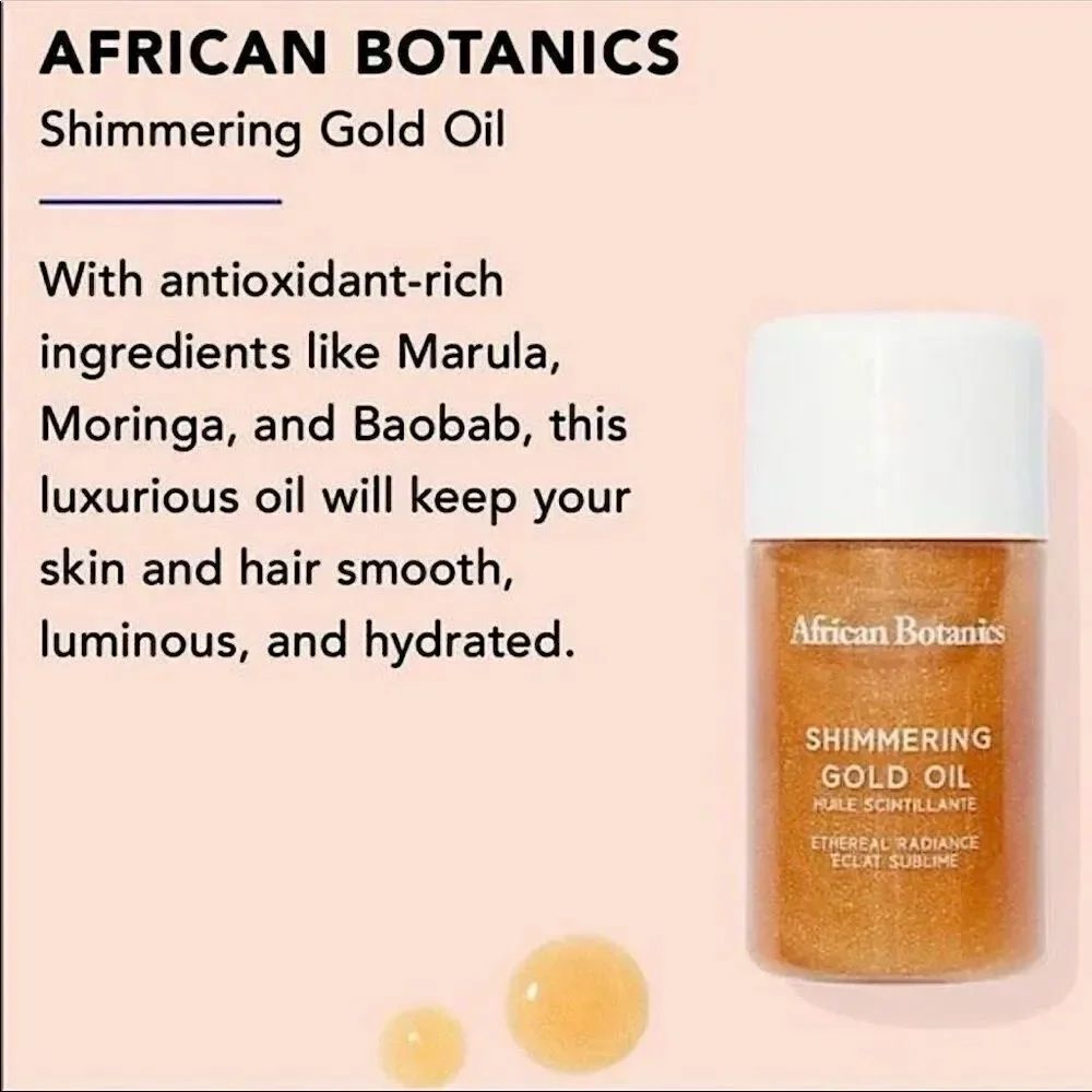 African Botanics Shimmering Gold Oil - Picture 4 of 12